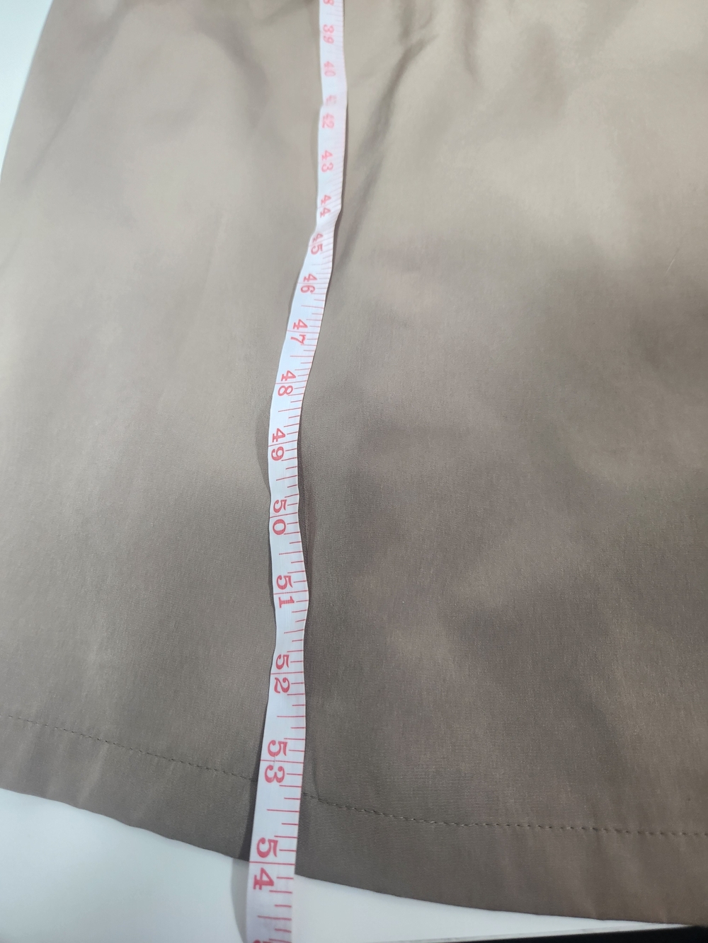 Utex Taupe Maxi Trench Dress with Chain-Link Belt - Picture 4 of 8